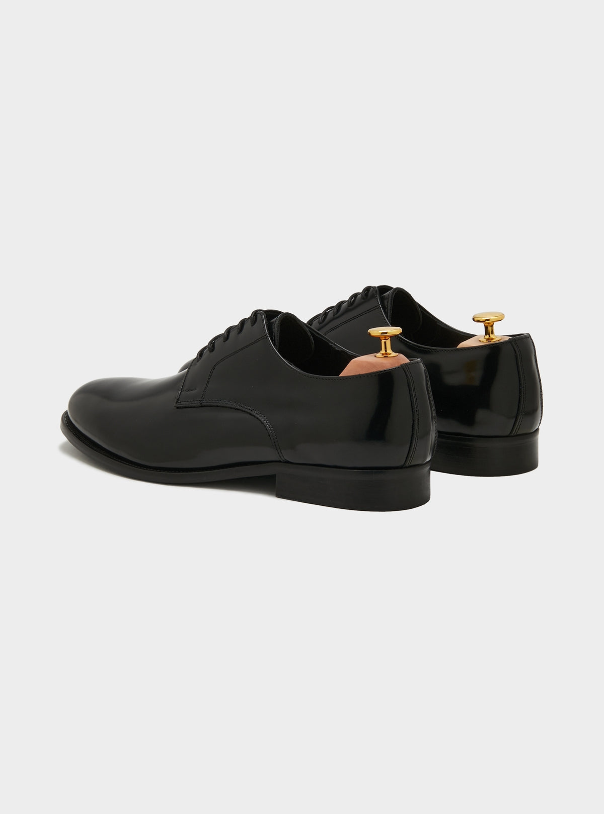 Derby liscia in pura pelle
