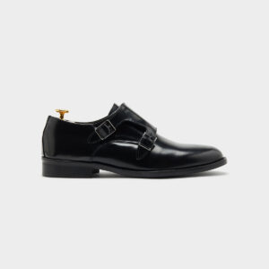 Scarpa doppia fibbia in 100% pelle