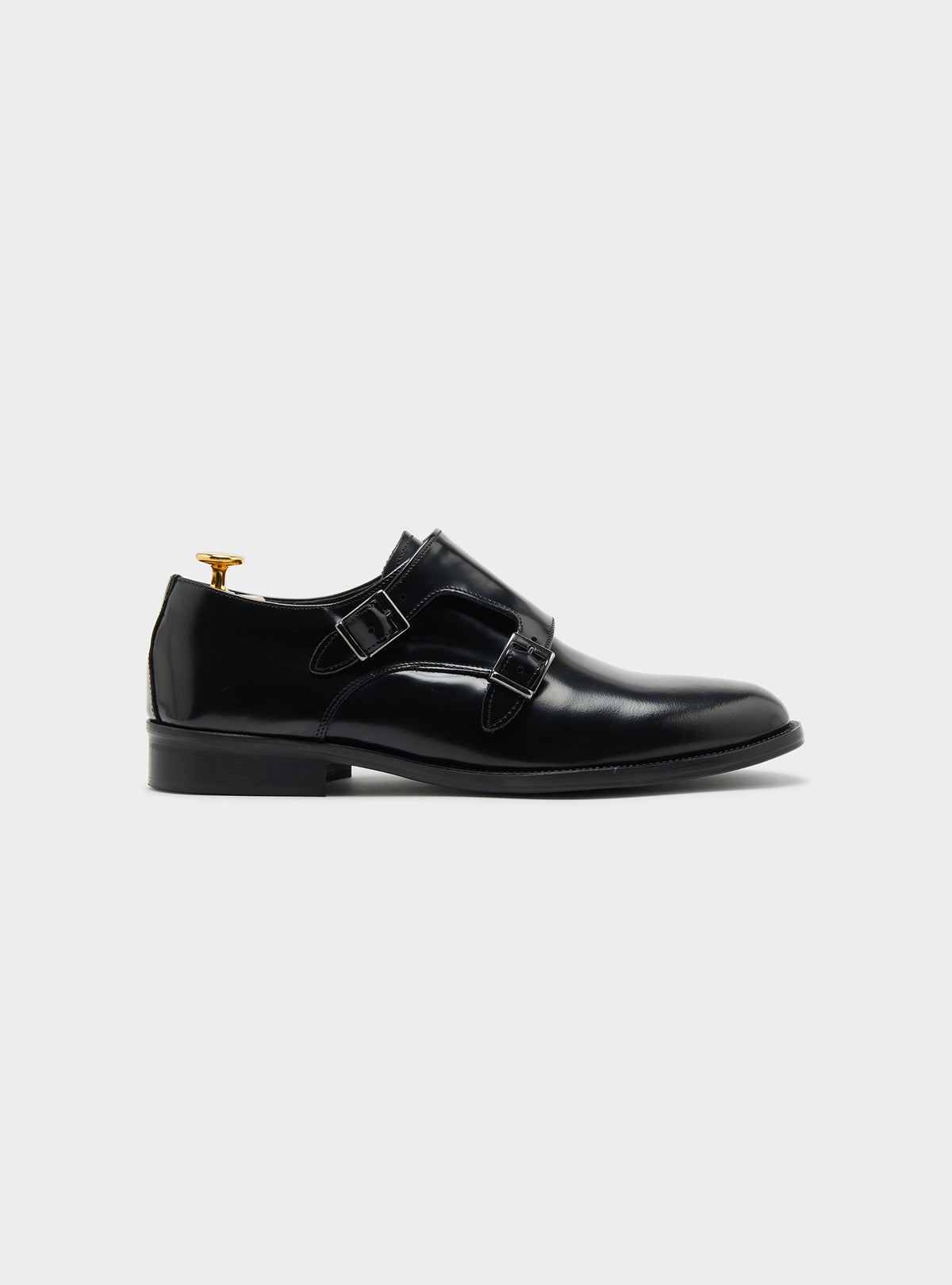 Scarpa doppia fibbia in 100% pelle