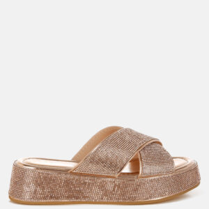 Adena Rhinestone Flatforms