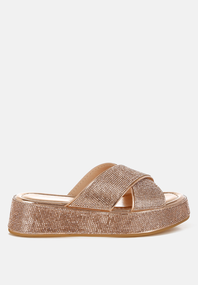 Adena Rhinestone Flatforms - Image 14