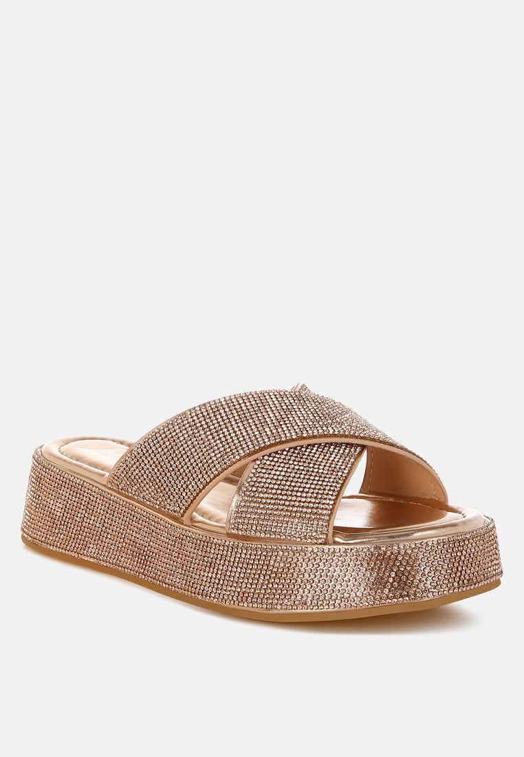 Adena Rhinestone Flatforms - Image 2
