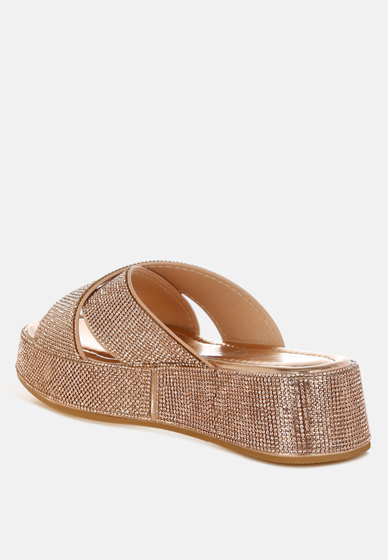 Adena Rhinestone Flatforms - Image 3