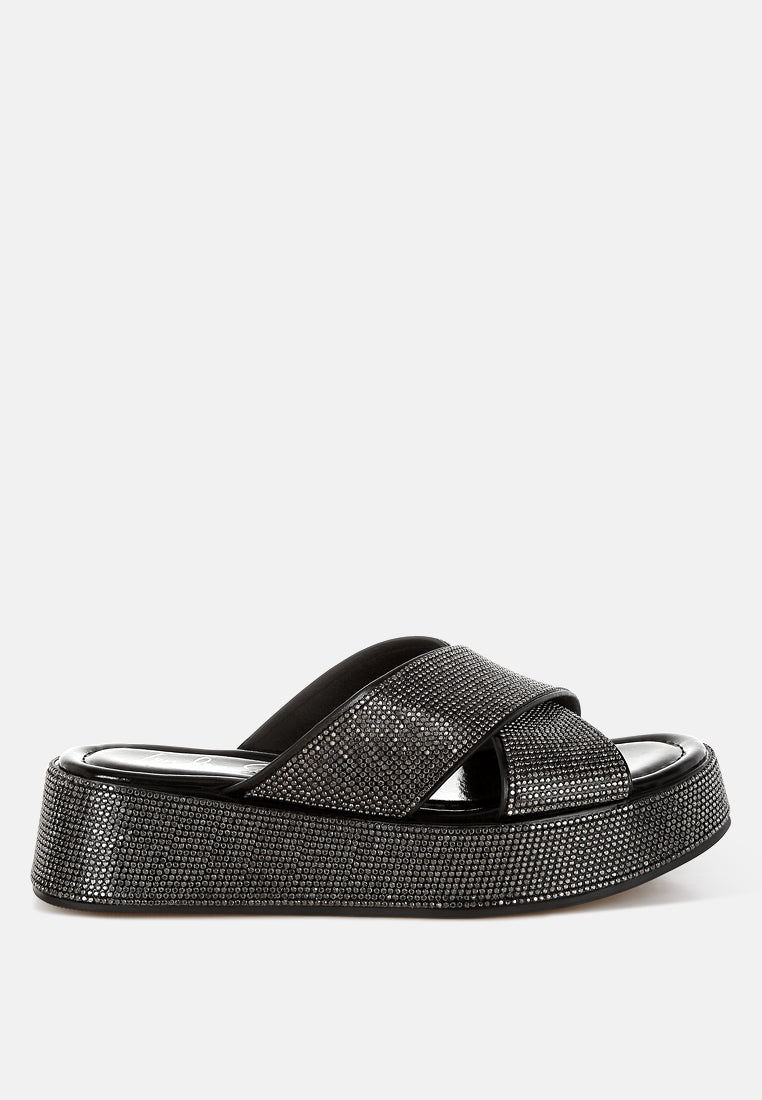 Adena Rhinestone Flatforms - Image 17