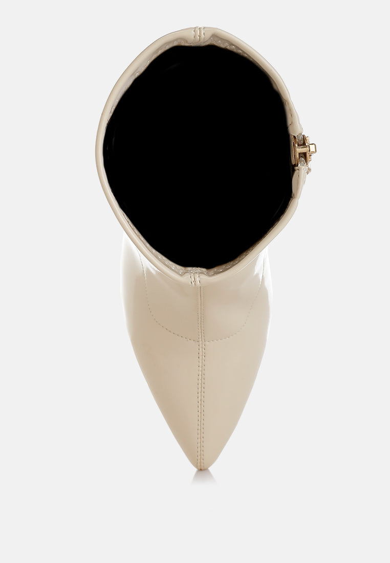 Gaias Patent Heel Boots - Image 5