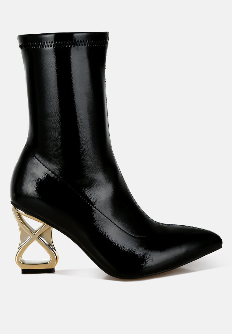 Gaias Patent Heel Boots - Image 14