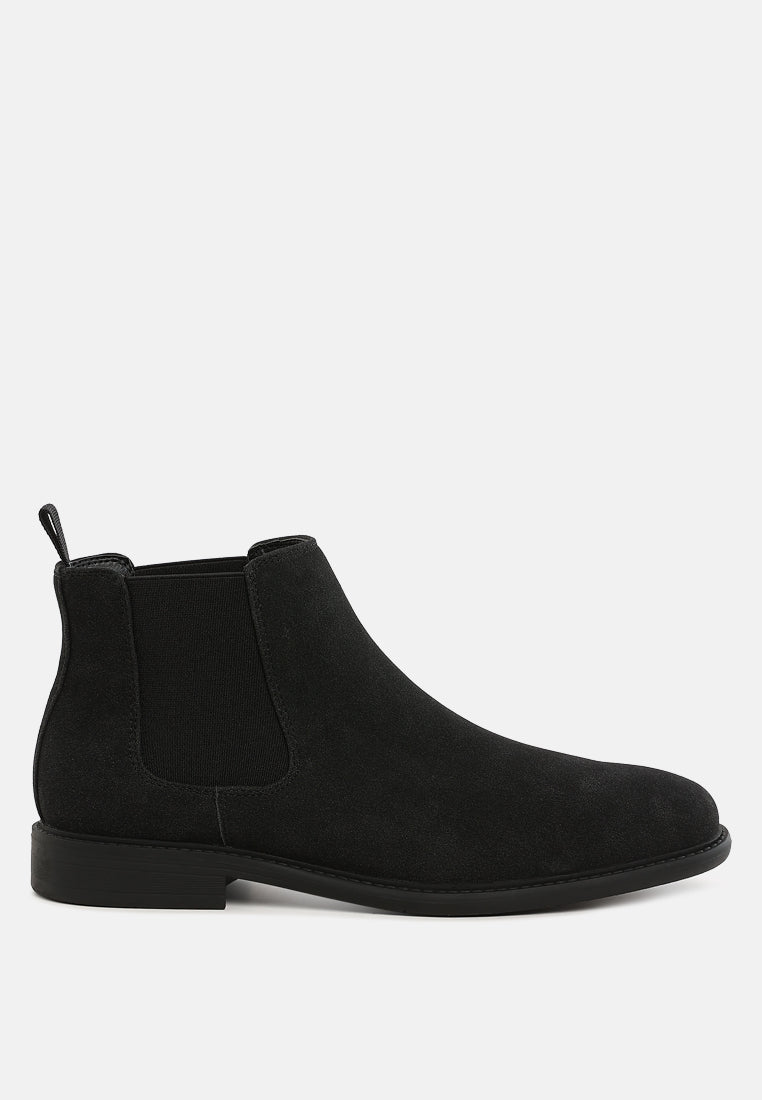 Joham Mens Faux Leather Chelsea Boots - Image 8