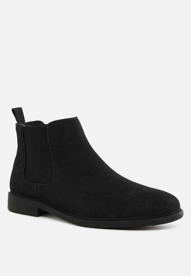 Joham Mens Faux Leather Chelsea Boots - Image 2