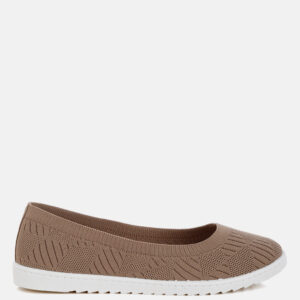Lubna Knitted Flat Ballet Flats