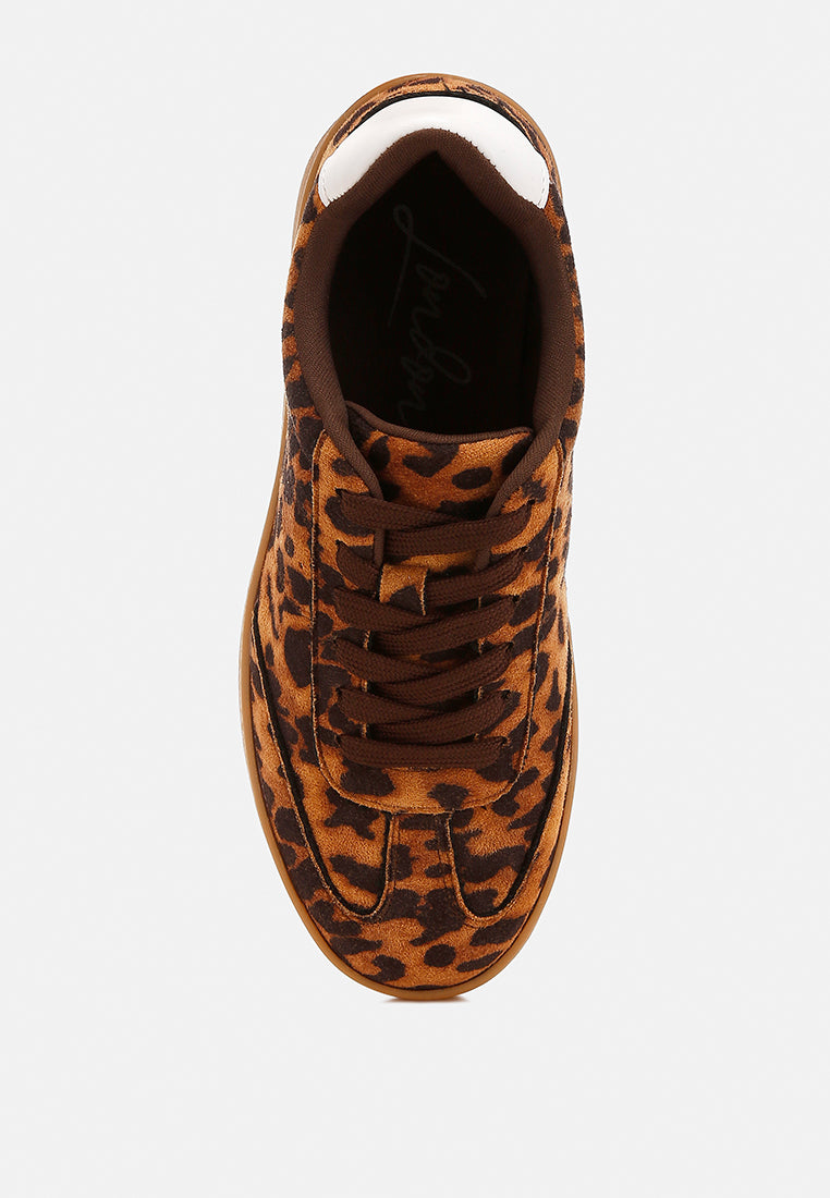 Prowler Leopard Chunky Sneakers - Image 4