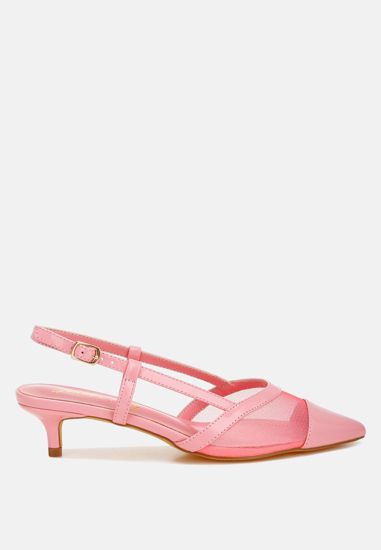 Temptress Mesh Slingback Sandals - Image 23