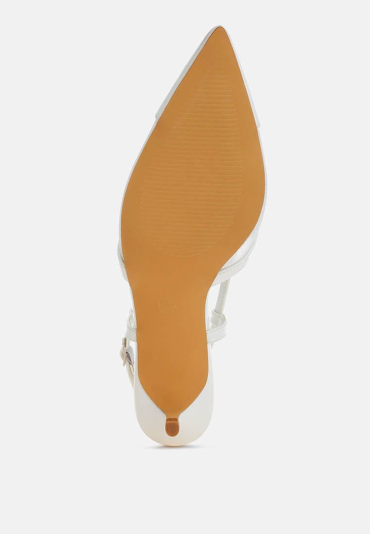 Temptress Mesh Slingback Sandals - Image 5