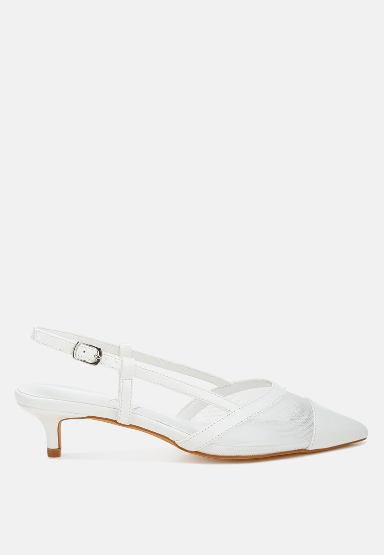 Temptress Mesh Slingback Sandals - Image 13