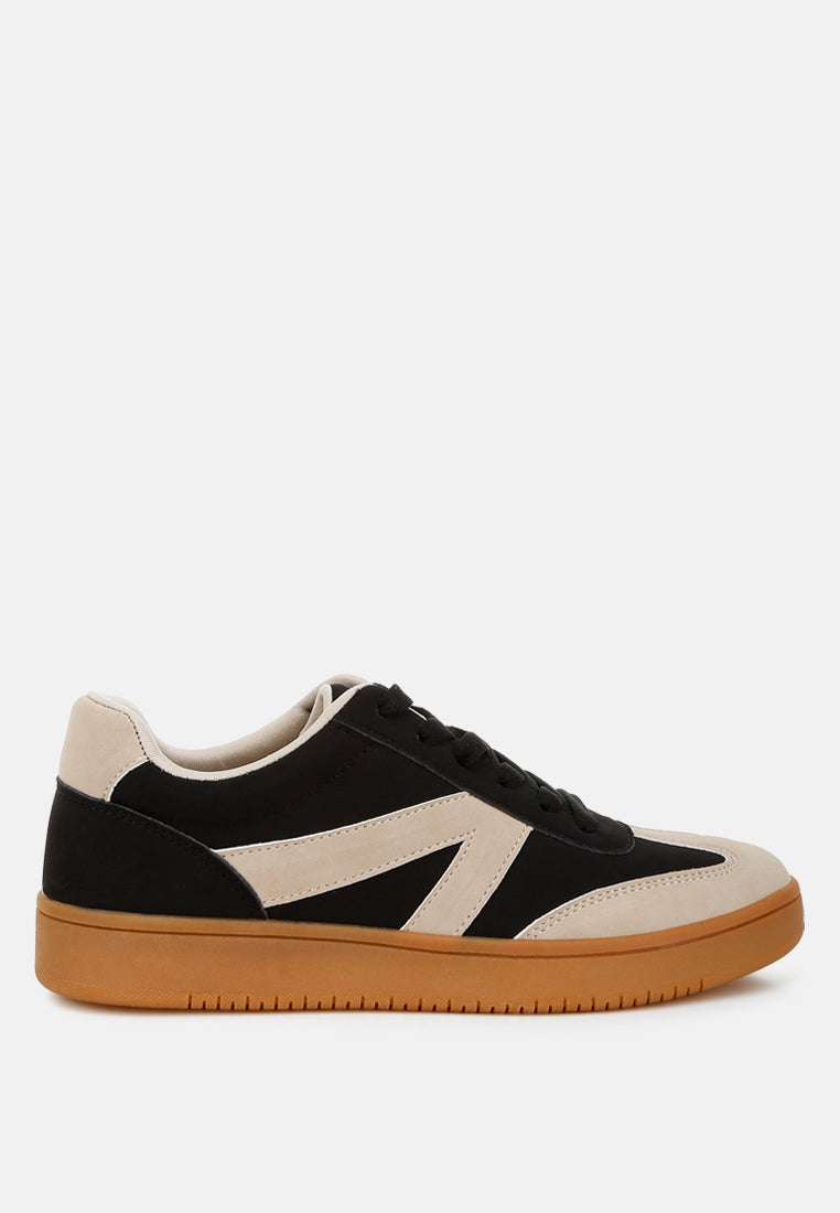 Zoomer Contrasting Patchwork Chunky Sneakers - Image 30