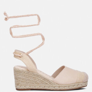 Aiden Lace-Up Crochet Espadrilles