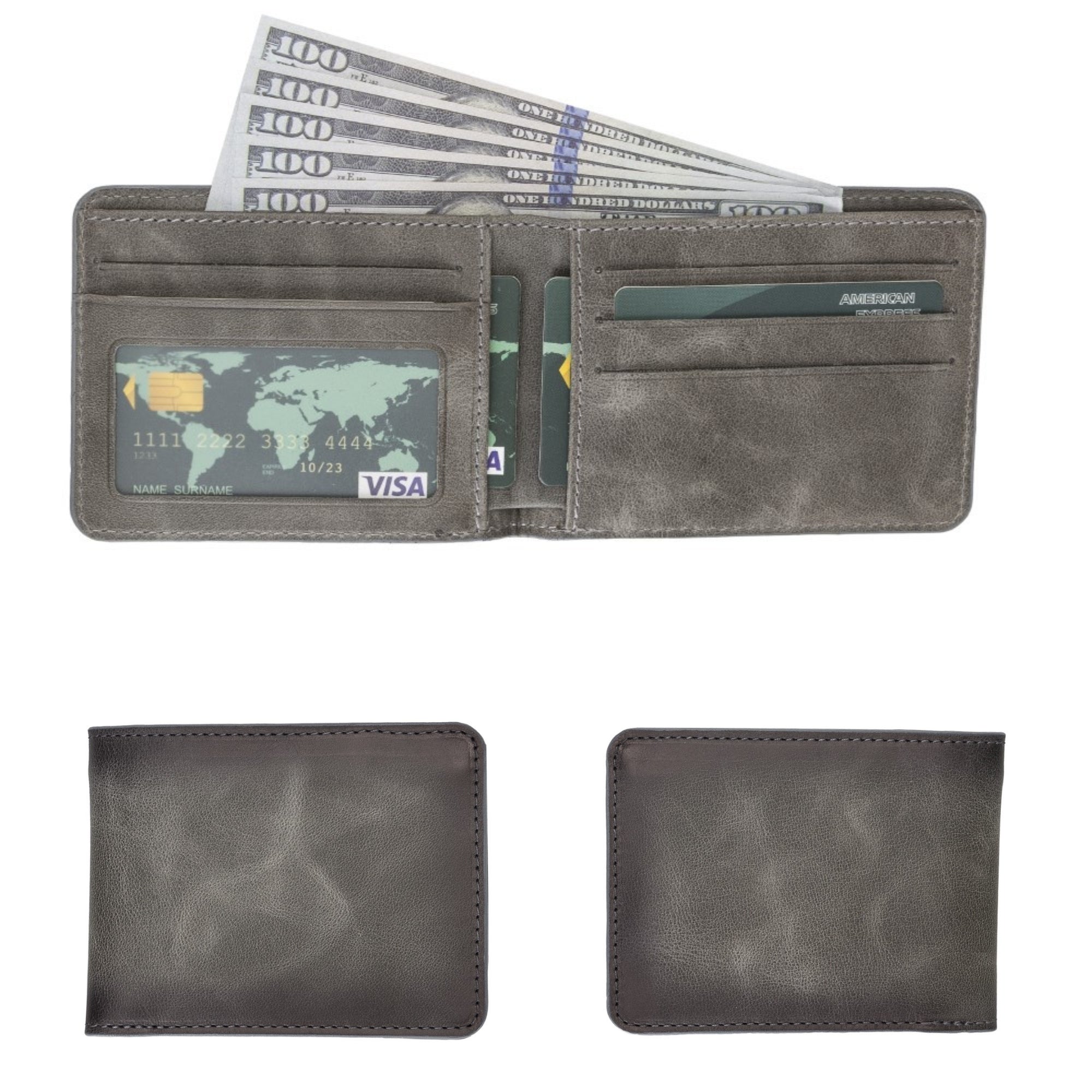 Arvada Handmade Bifold Leather Men Wallet - Image 13