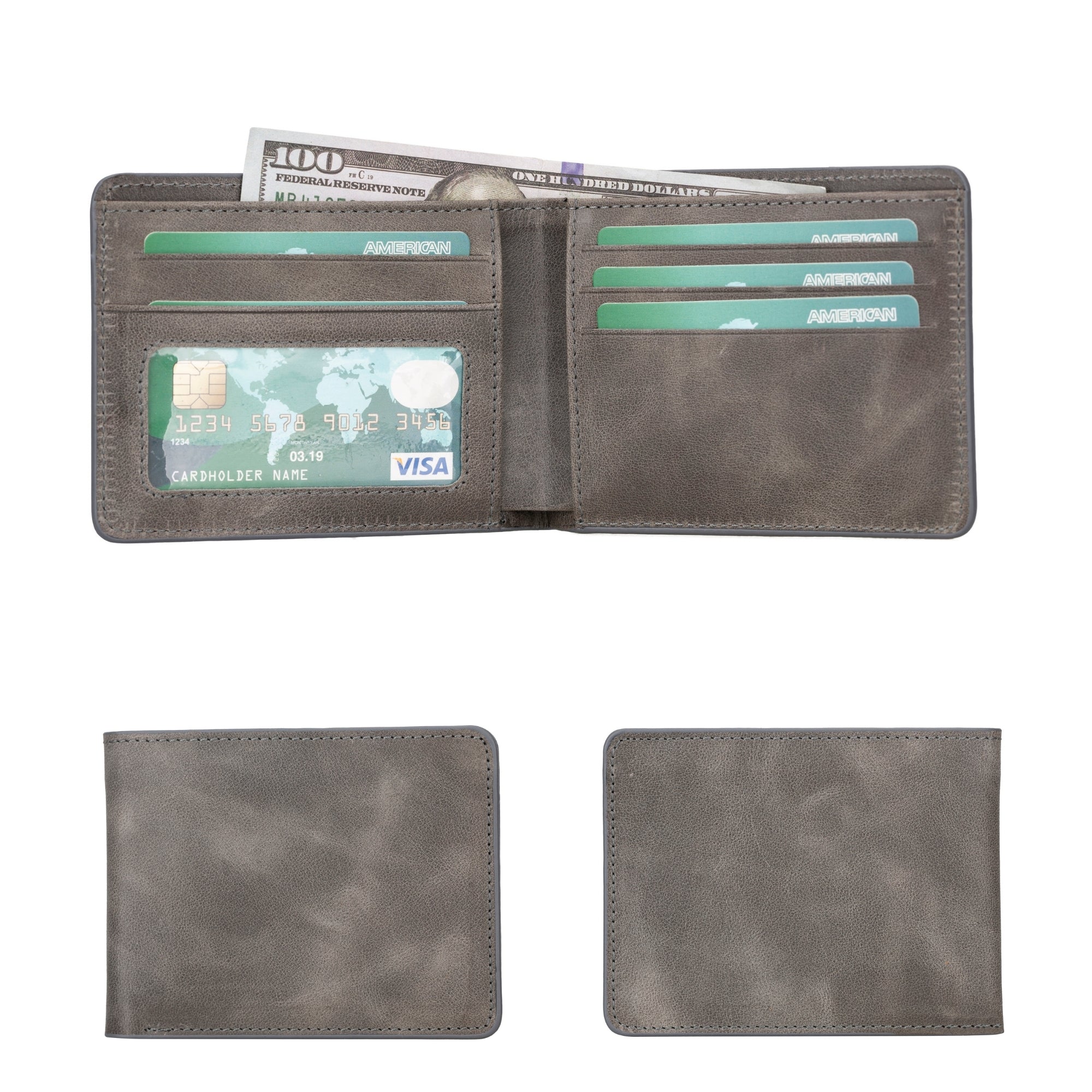 Arvada Handmade Bifold Leather Men Wallet - Image 15