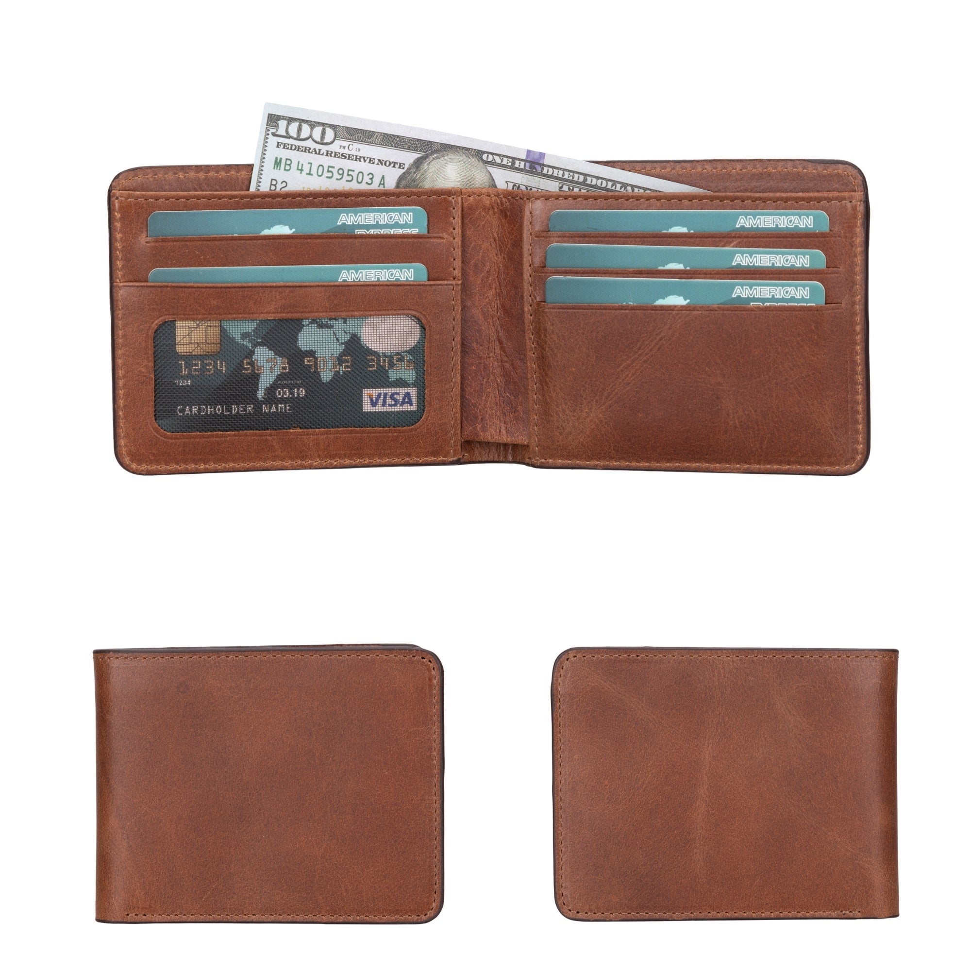 Arvada Handmade Bifold Leather Men Wallet - Image 16