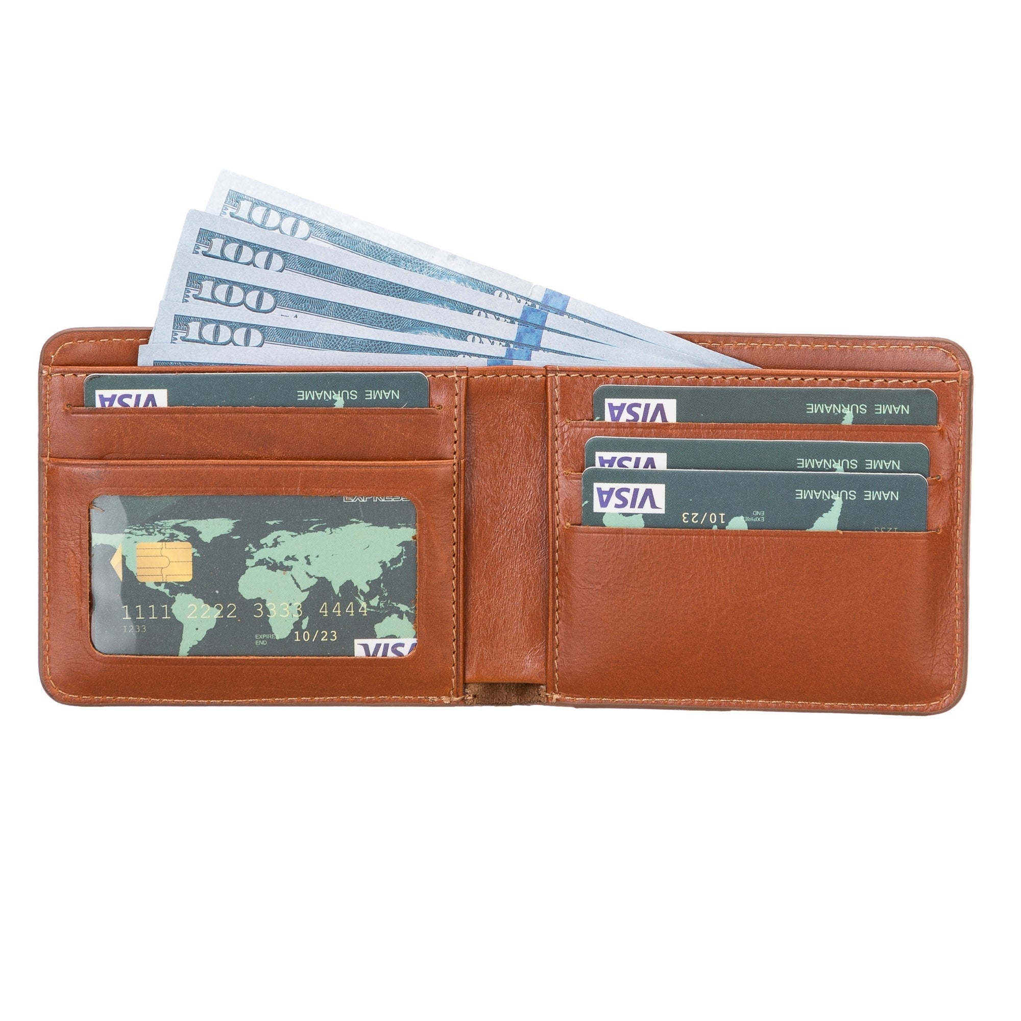 Arvada Handmade Bifold Leather Men Wallet - Image 3