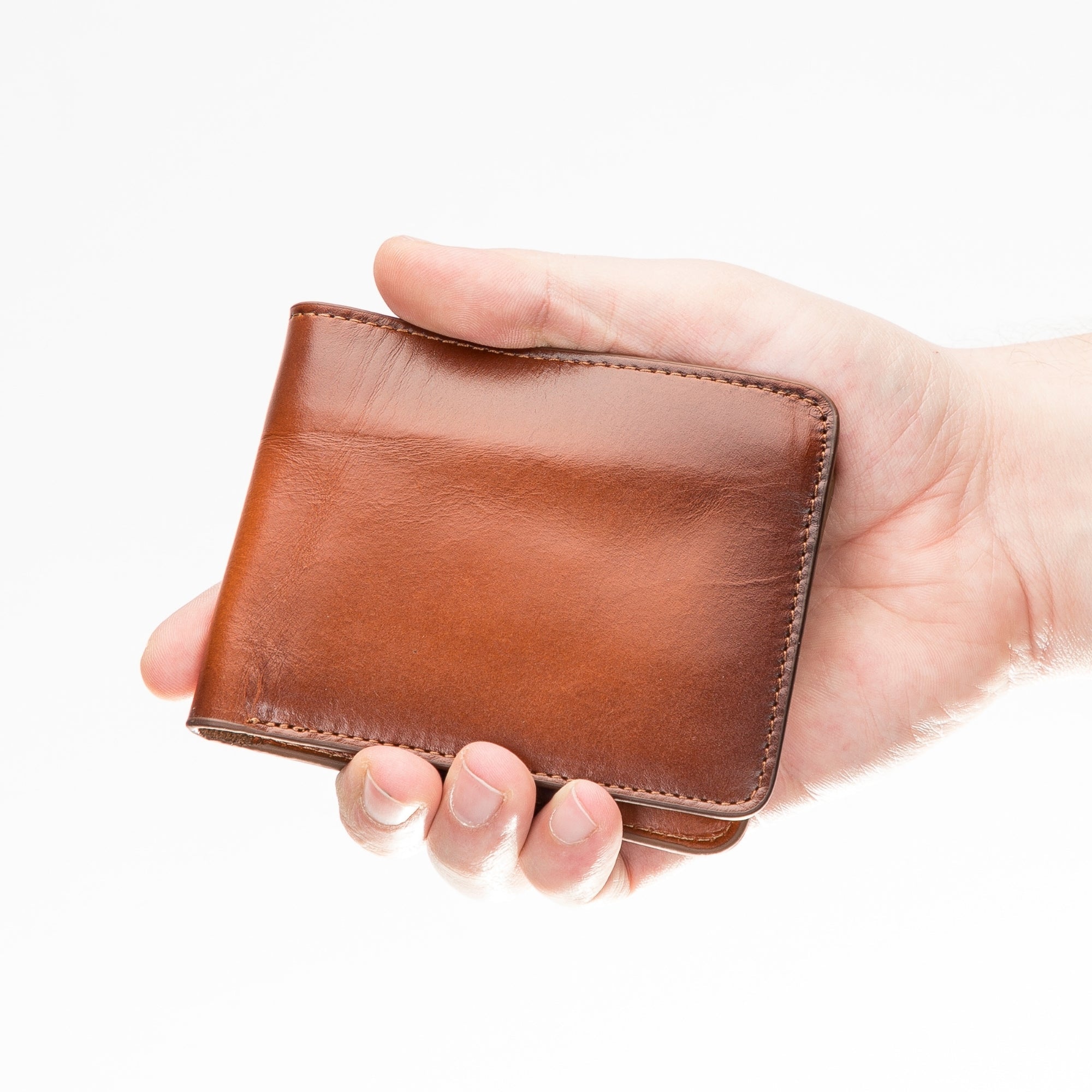 Arvada Handmade Bifold Leather Men Wallet - Image 2