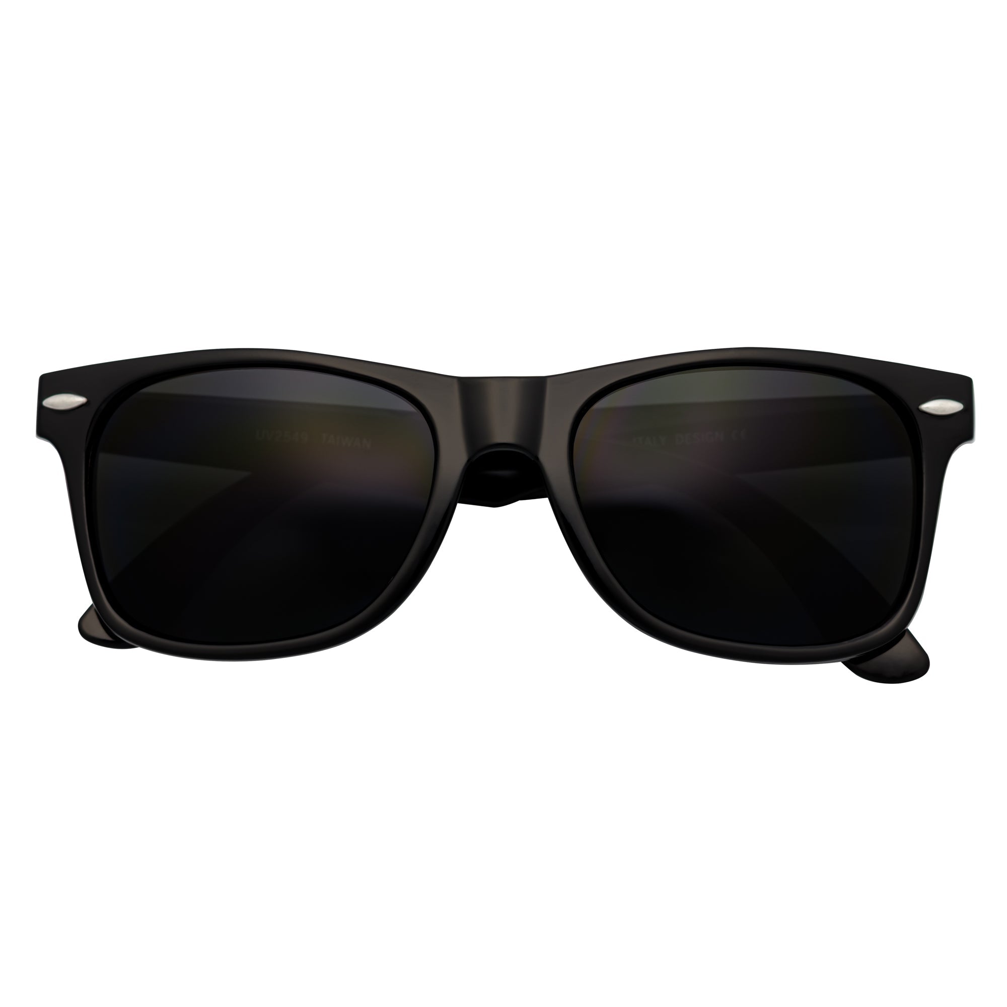 BLACKJACK - Horn Rimmed Sunglasses Gloss Black Smoke