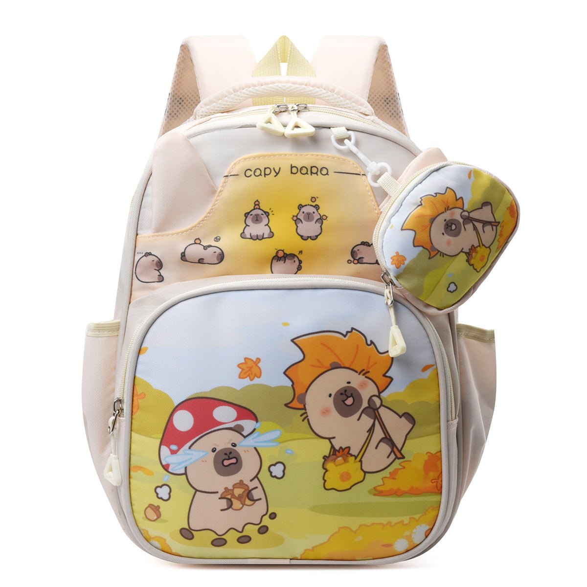 Calm Capybara Kids School Backpack - Image 6