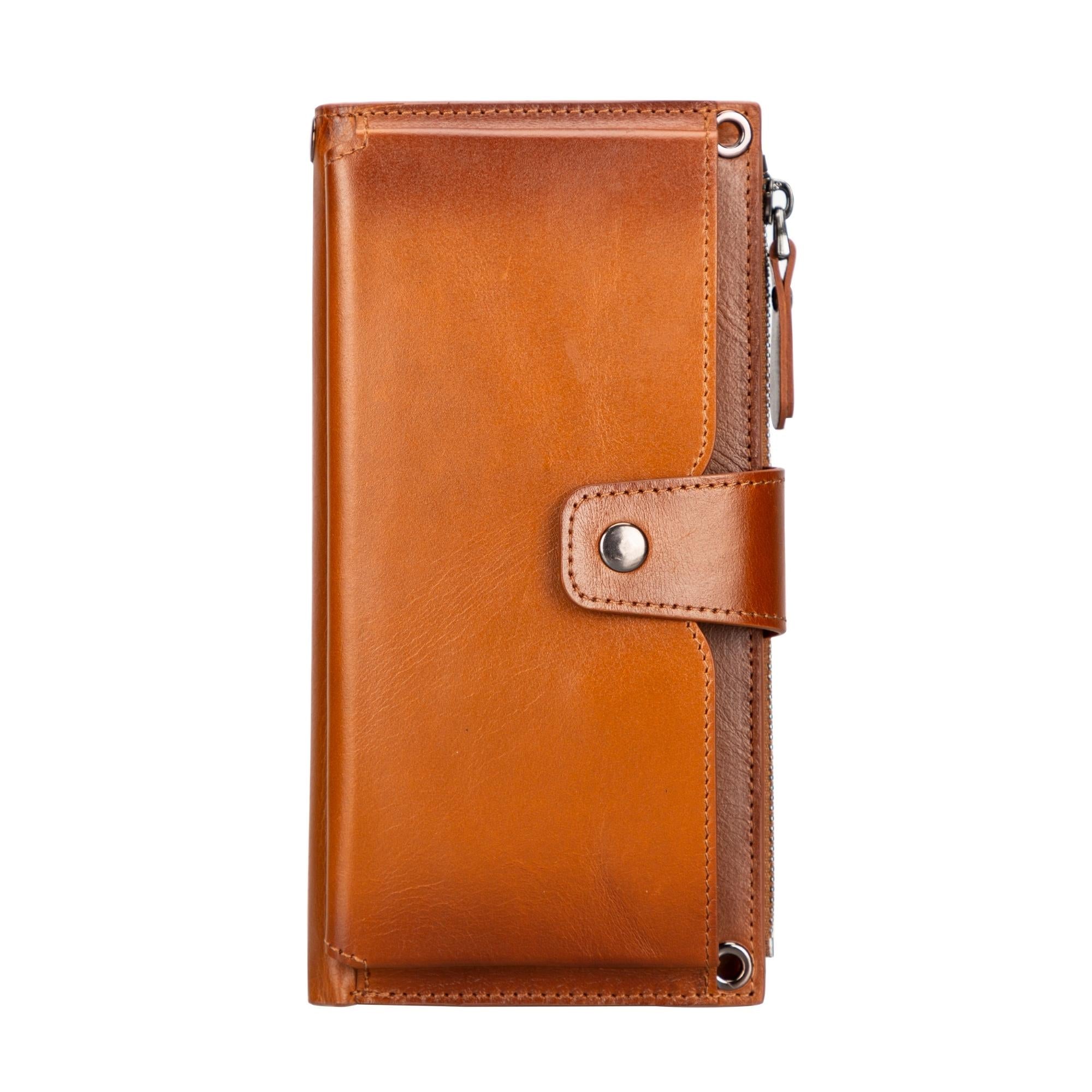 Kaycee Leather Women's Cell Phone Wallet with Strap - Image 5