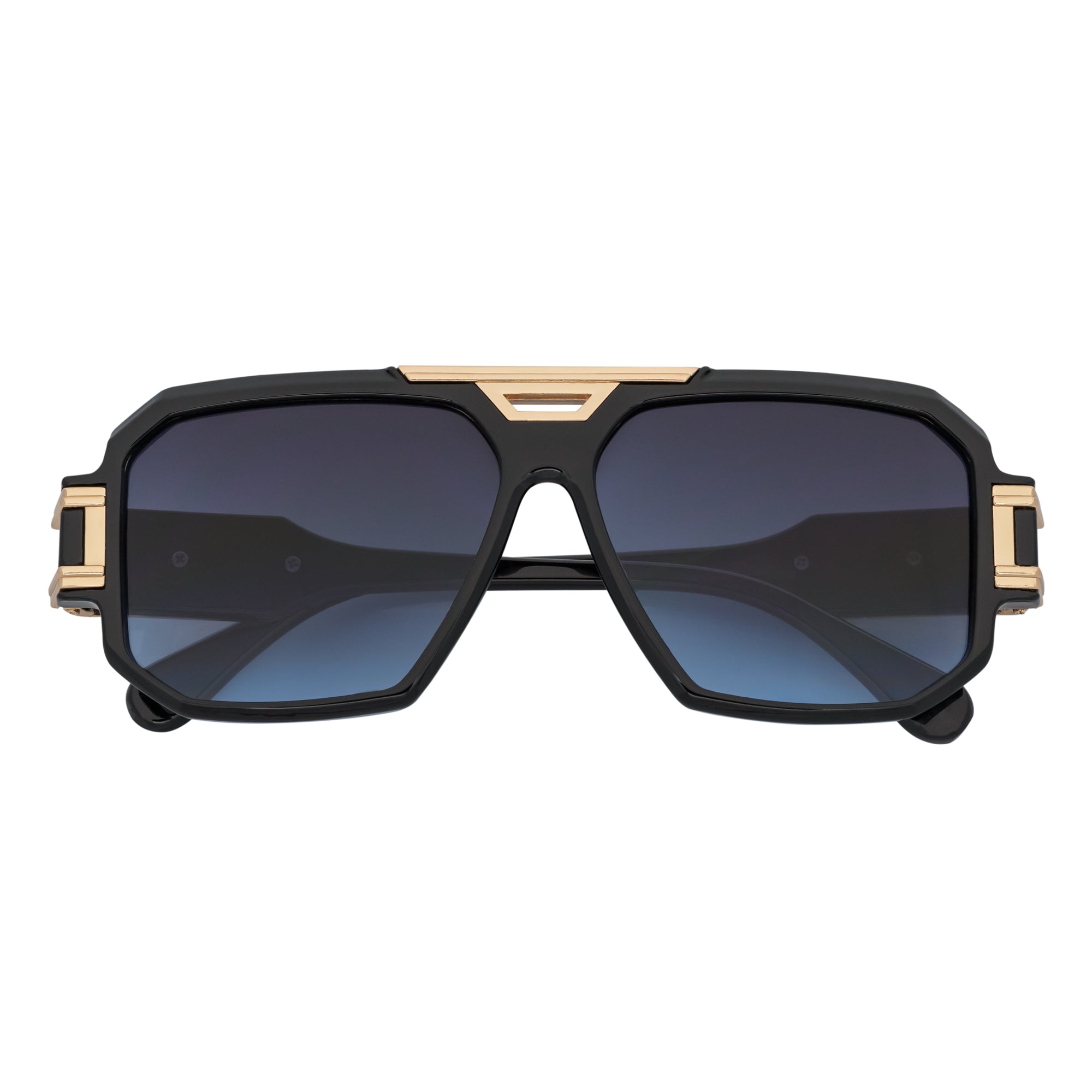 LEGEND - Square Sunglasses Black Blue-Lavender Fade