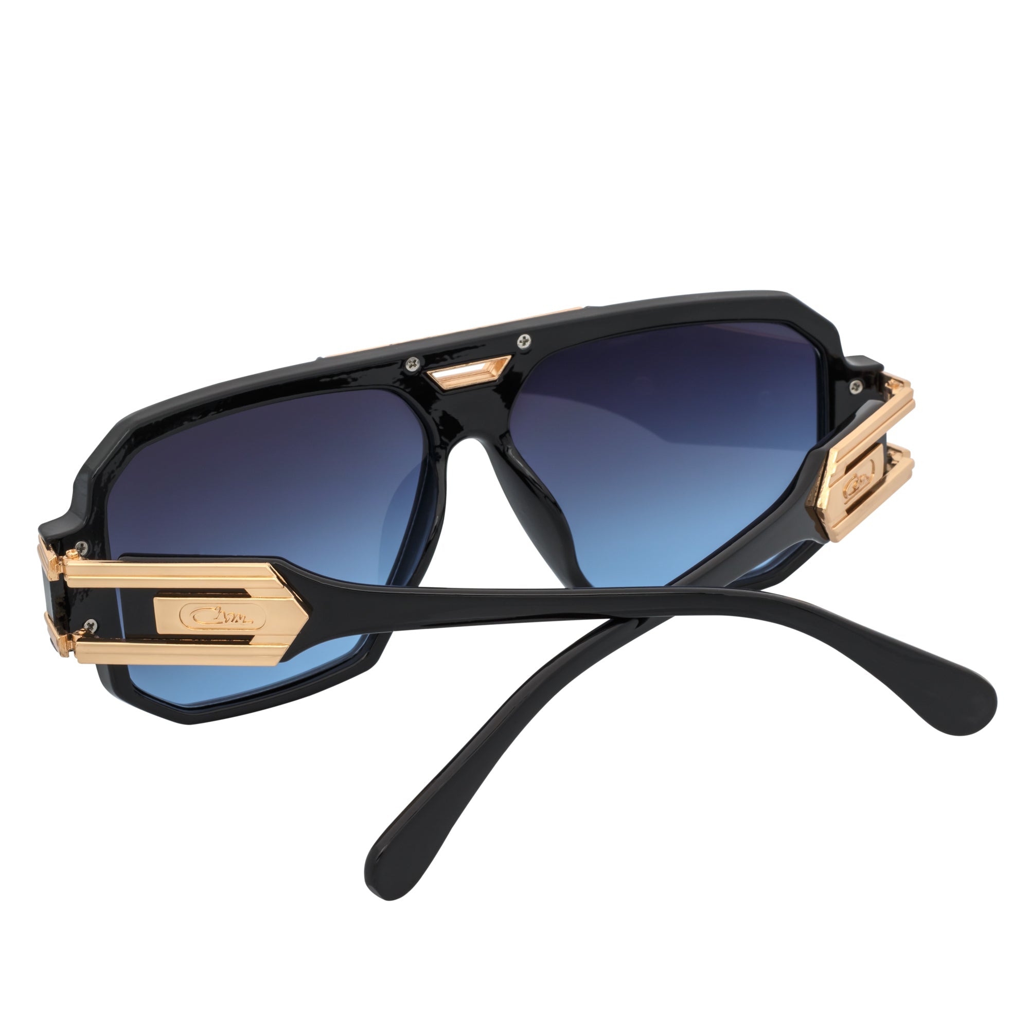 LEGEND - Square Sunglasses Black Blue-Lavender Fade - Image 5
