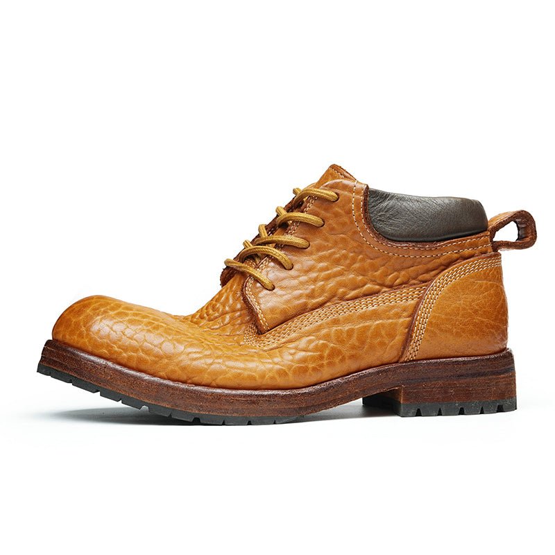 Luxurious Goodyear Welted Elite Men's Leather Boots - Image 15
