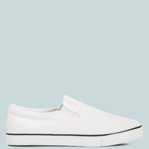Men's canvas slip-on sneakers
