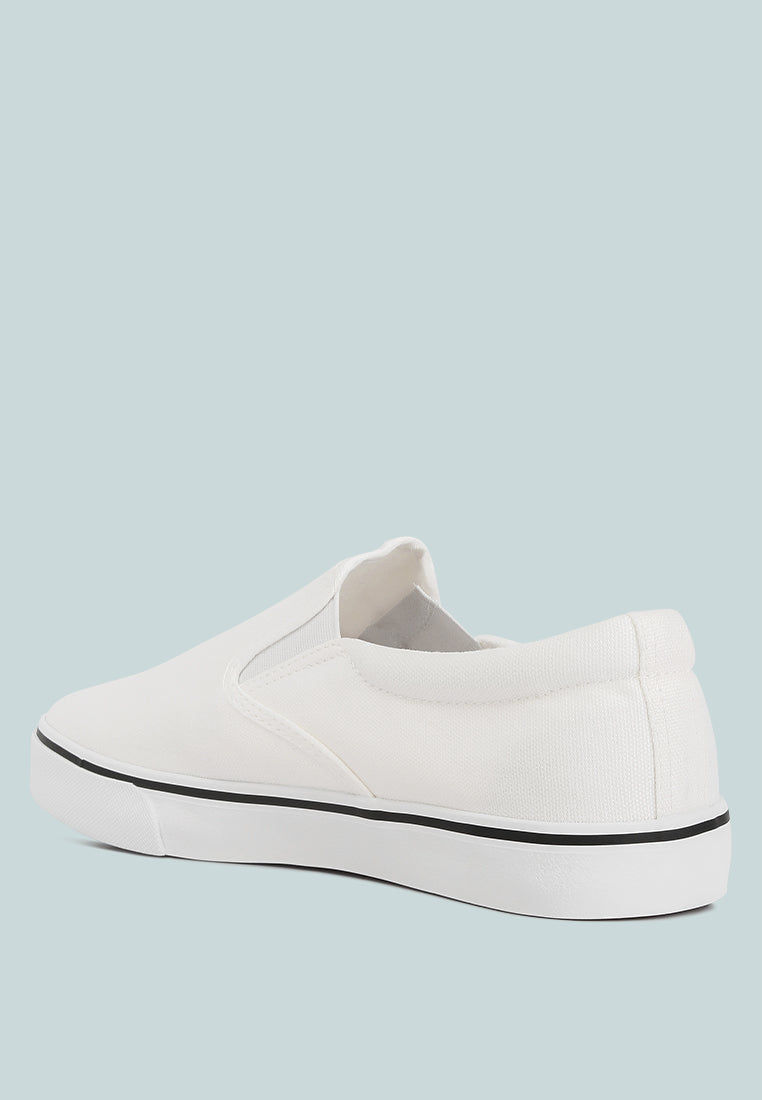 Men's canvas slip-on sneakers - Image 3