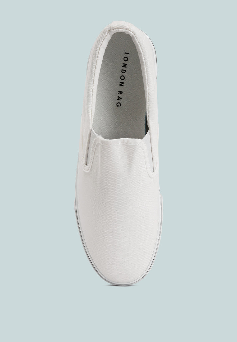 Men's canvas slip-on sneakers - Image 4