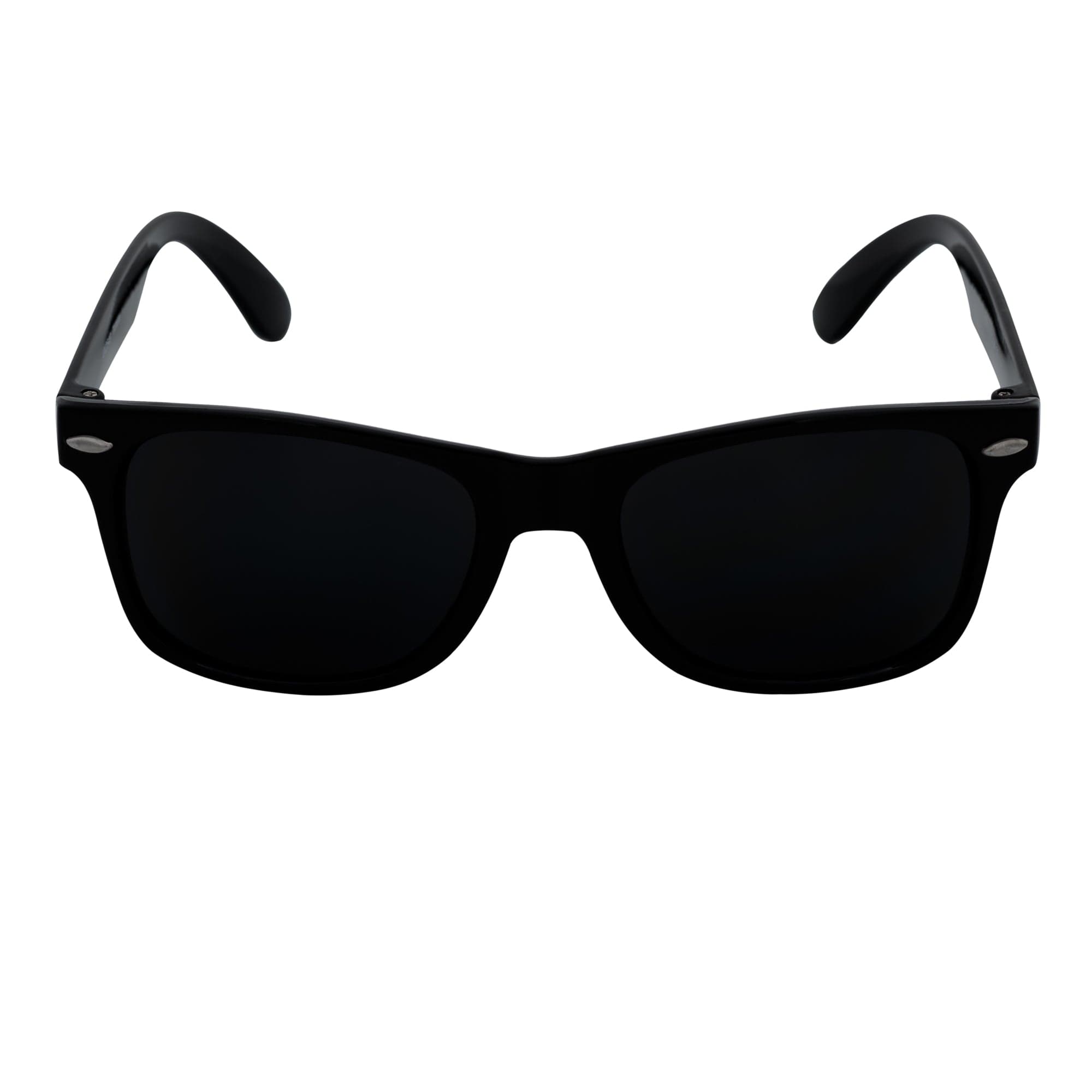 BLACKJACK - Horn Rimmed Sunglasses Gloss Black Smoke - Image 3