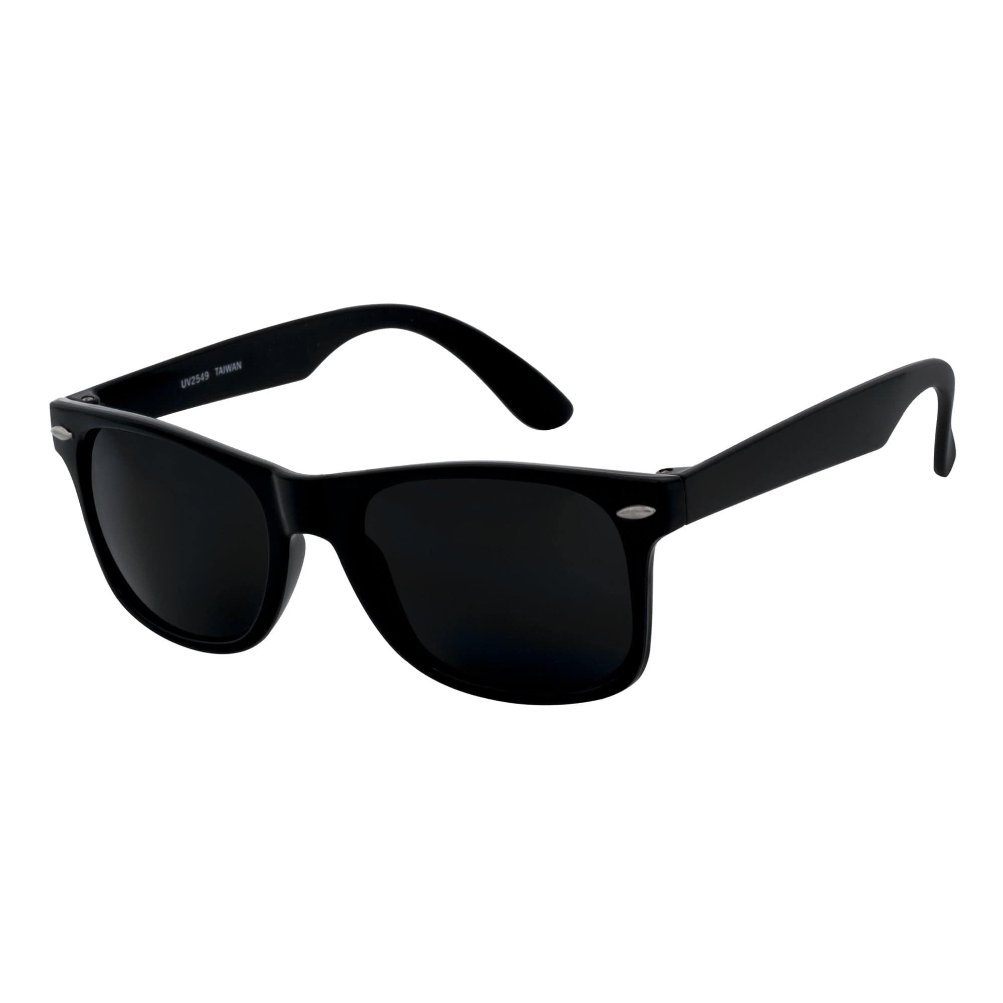BLACKJACK - Horn Rimmed Sunglasses Gloss Black Smoke - Image 2