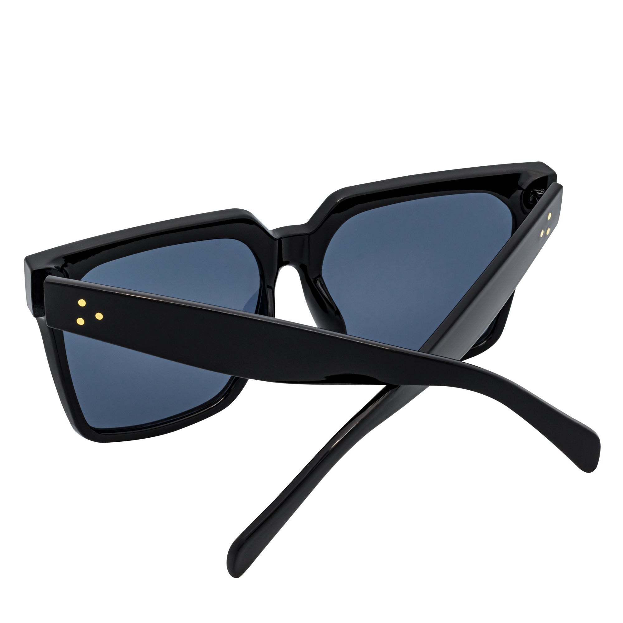 TARA - Womens Butterfly Black Sunglasses Smoke - Image 5