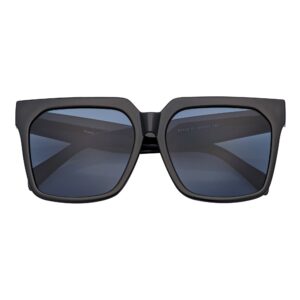 TARA - Womens Butterfly Black Sunglasses Smoke