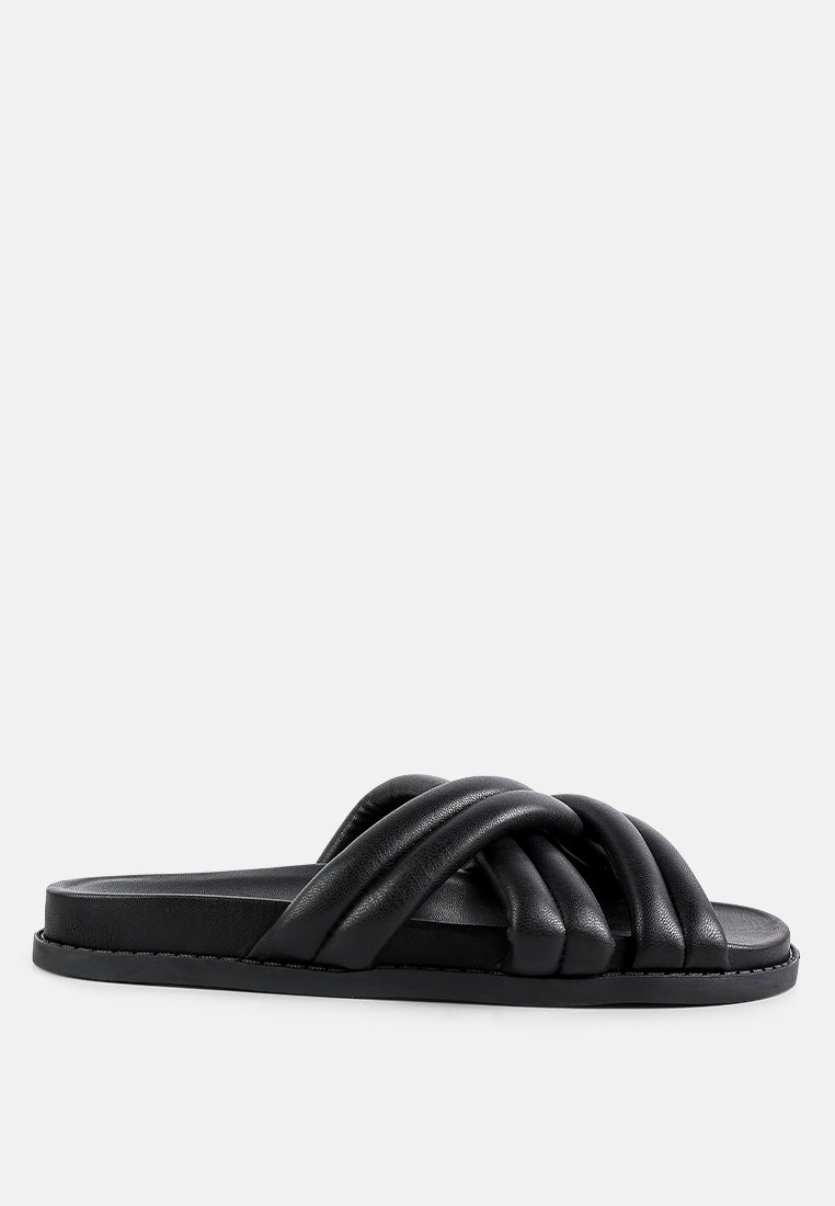 Tora Quilted Strap Slider Flats - Image 21