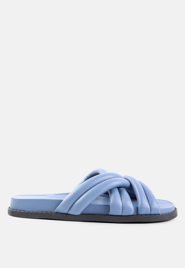 Tora Quilted Strap Slider Flats - Image 12
