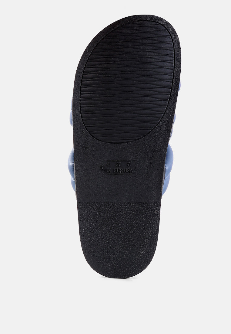 Tora Quilted Strap Slider Flats - Image 5