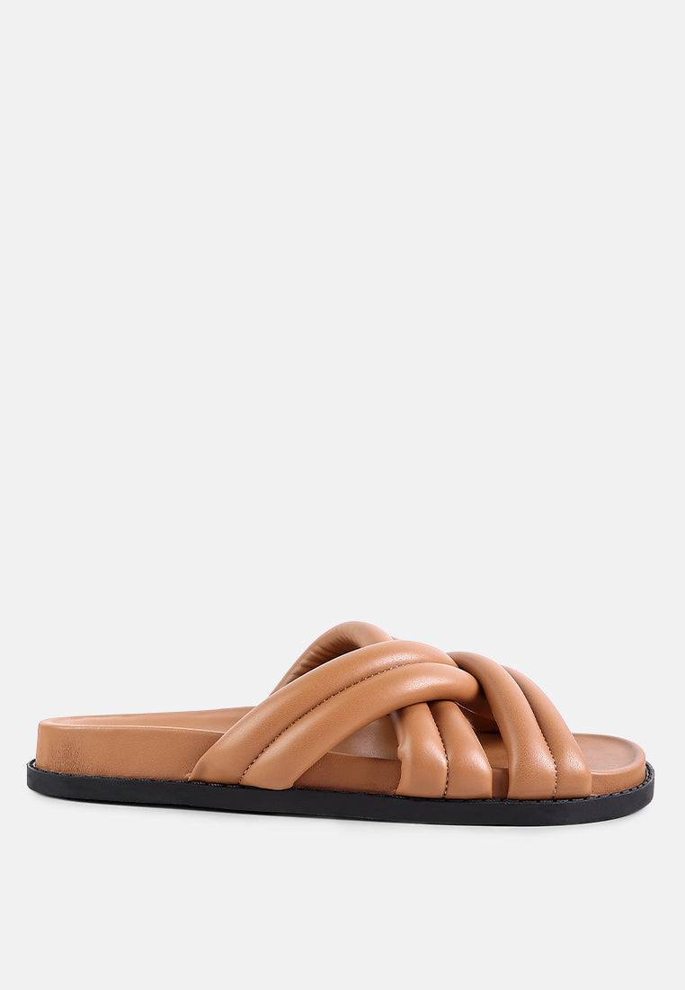 Tora Quilted Strap Slider Flats - Image 10