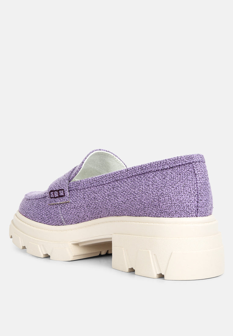 Amabel Chunky Lug Sole Loafers - Image 4
