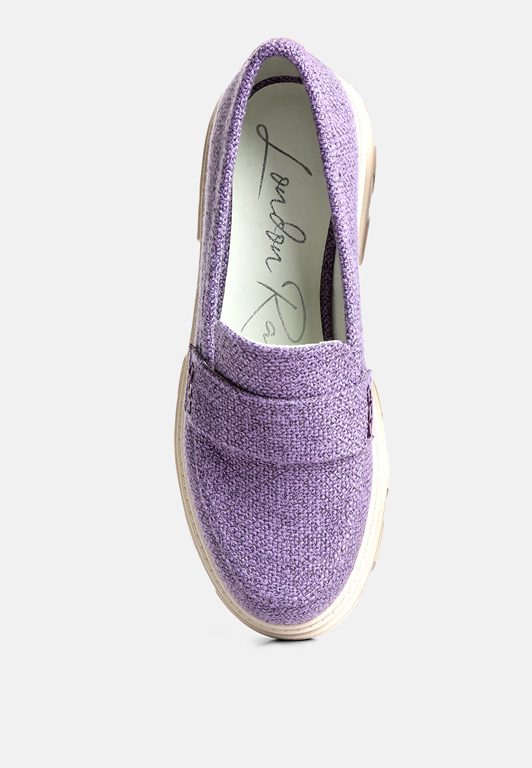 Amabel Chunky Lug Sole Loafers - Image 5