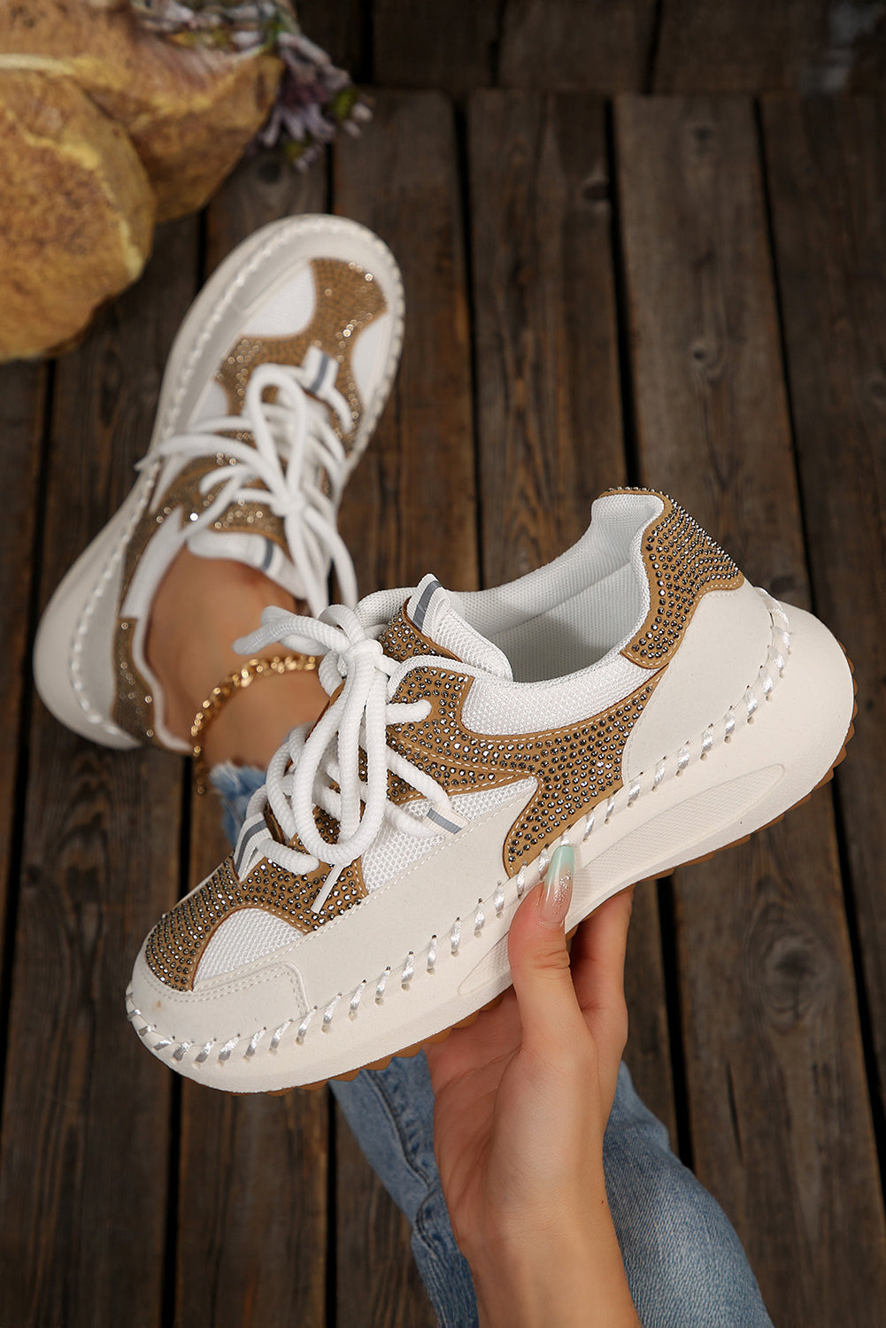 Abigail Lace Up Breathable Sneakers - Image 16