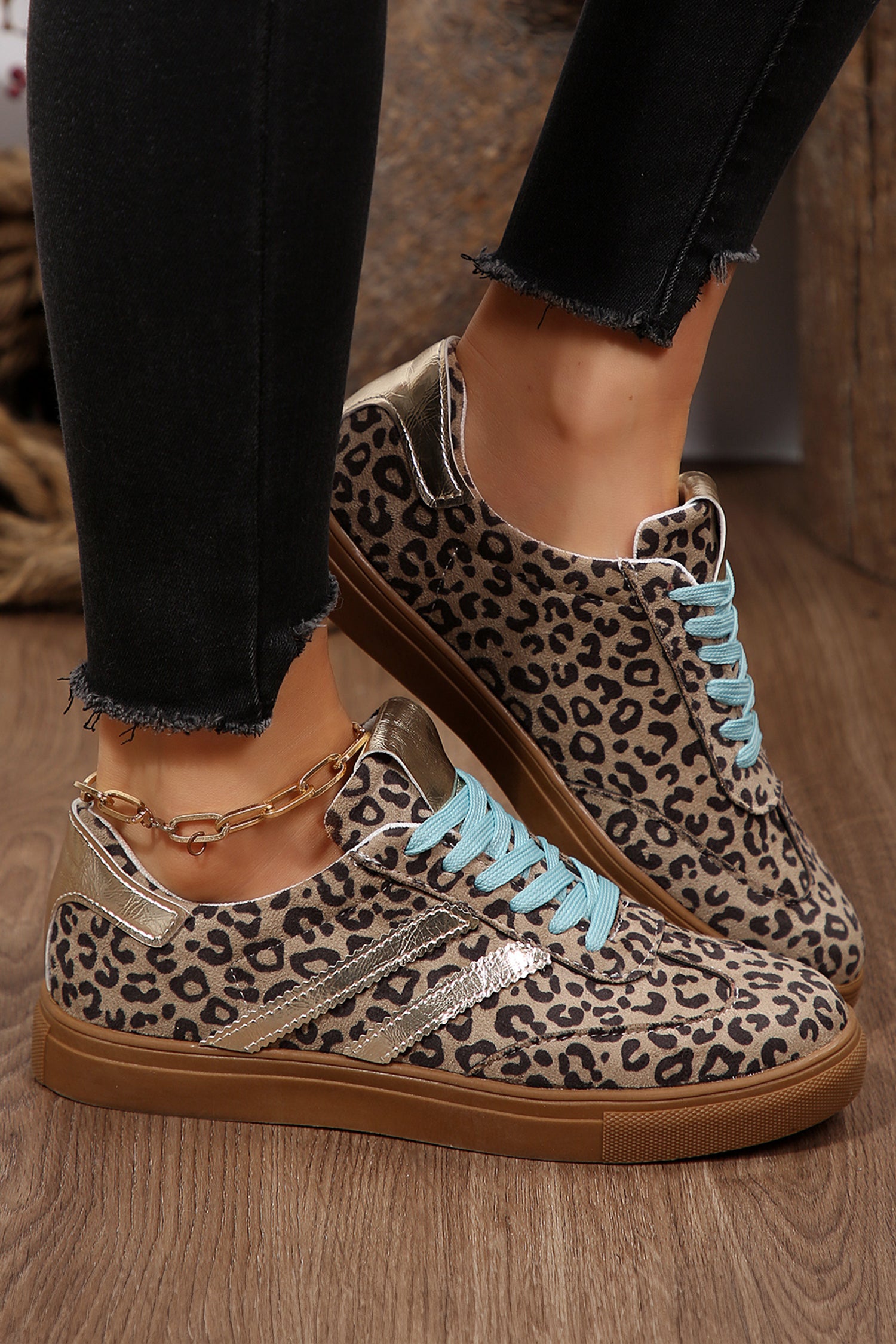 Harmony Detail Lace Up Sneakers - Image 3