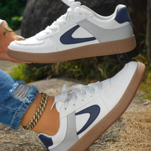 Elizabeth Leather Lace Up Sneakers