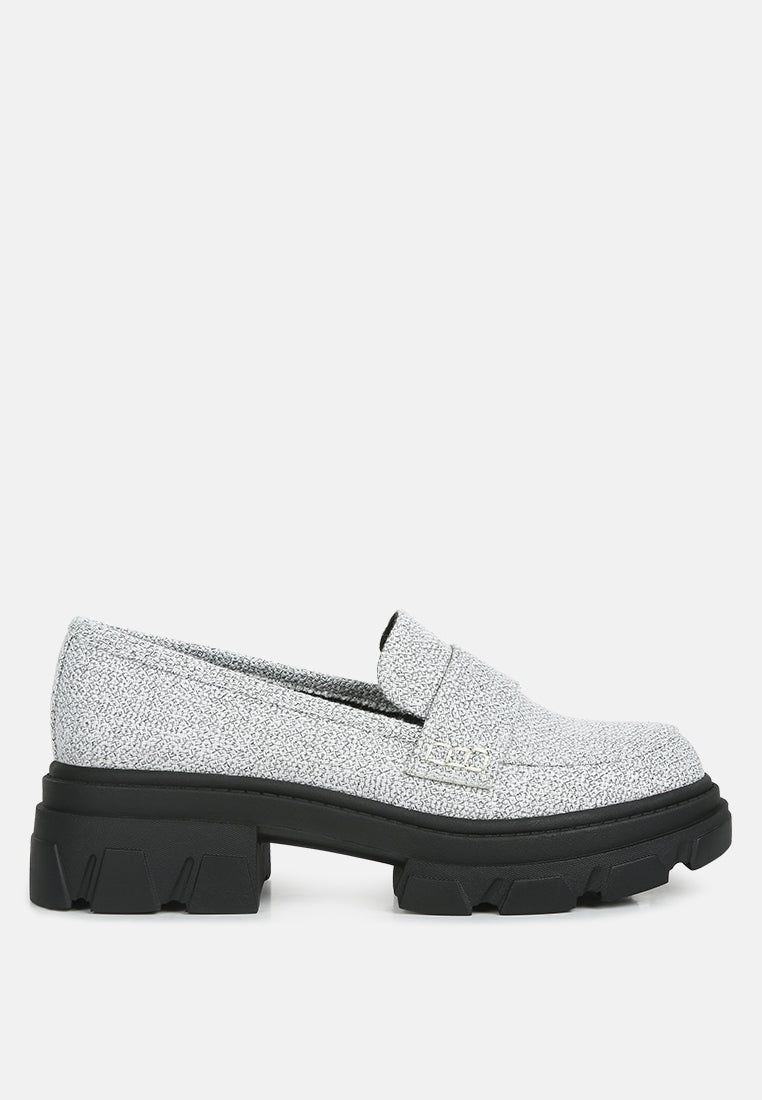 Amabel Chunky Lug Sole Loafers - Image 11