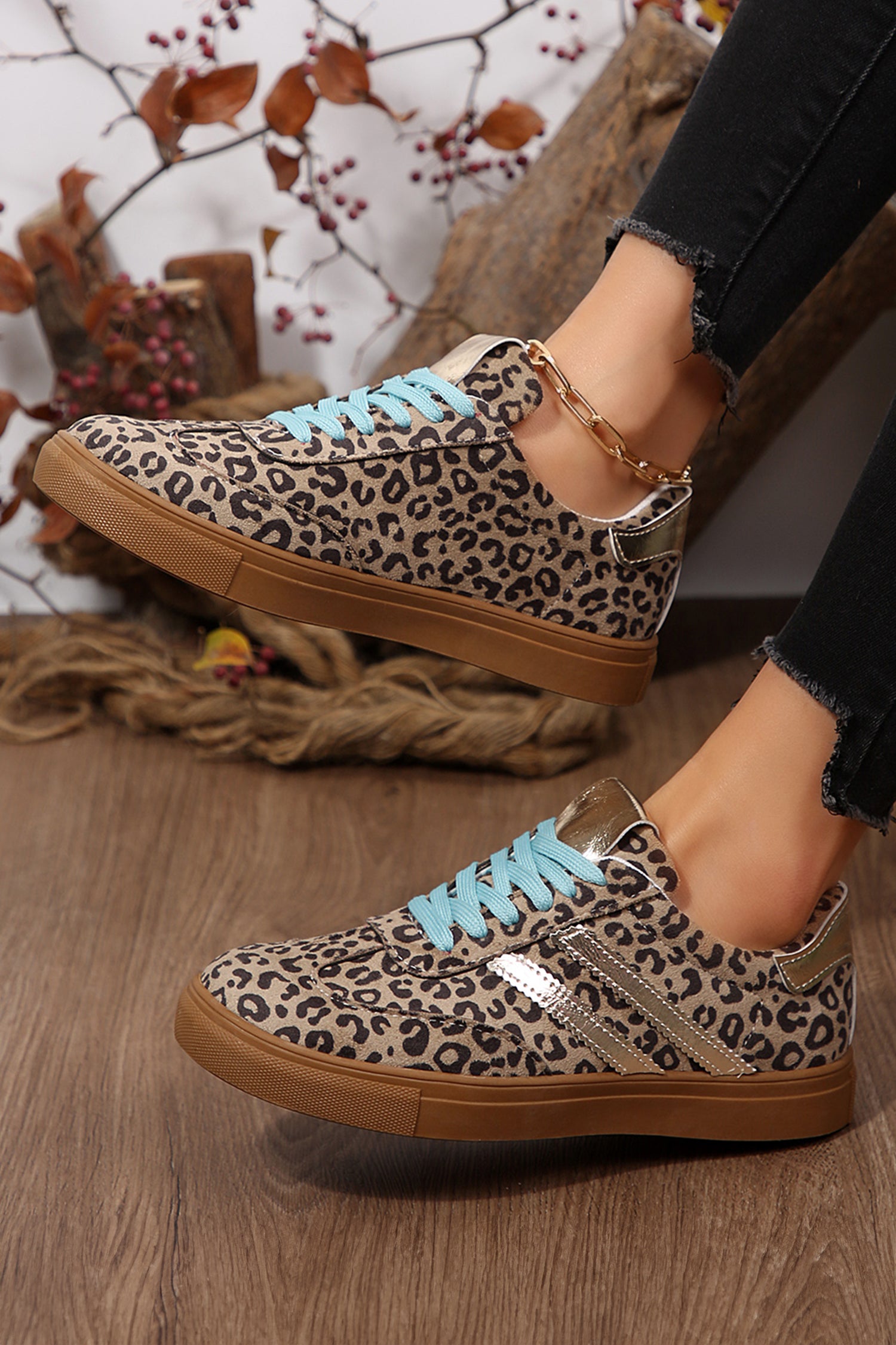 Harmony Detail Lace Up Sneakers - Image 5