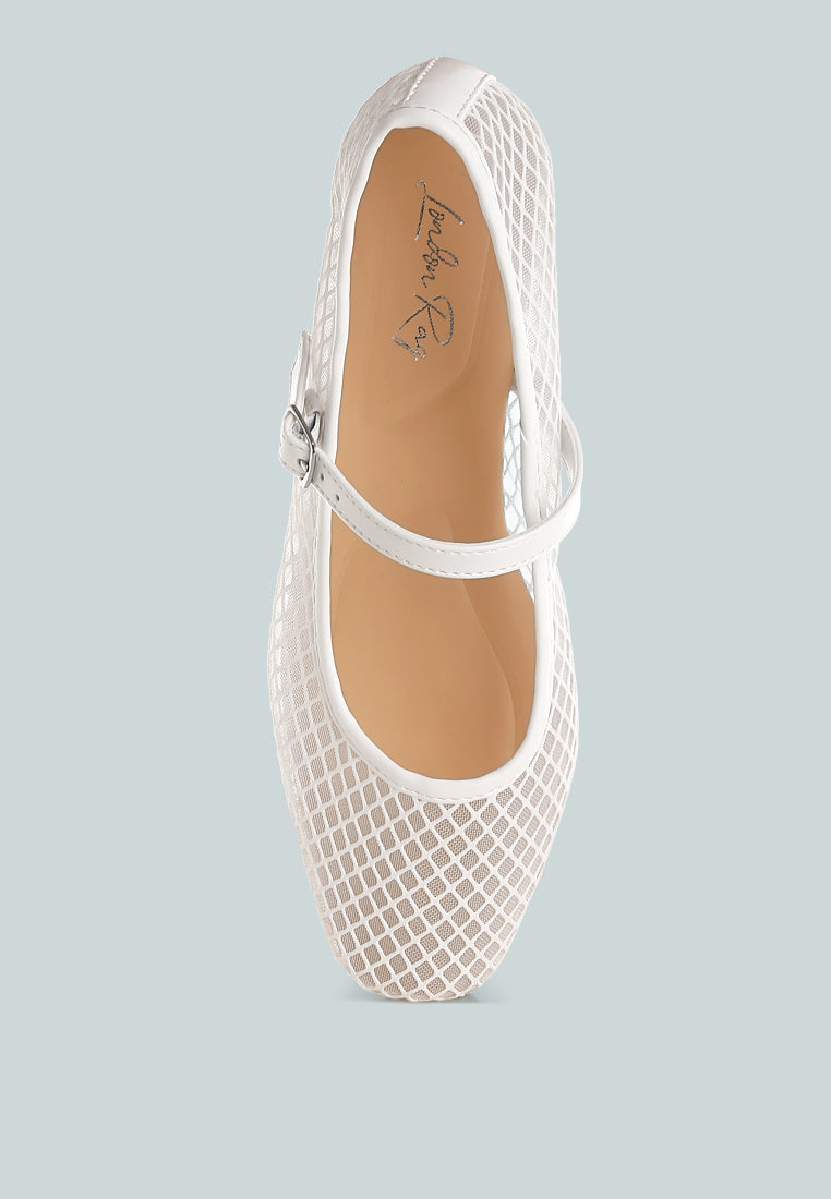 Averona Mesh Mary Jane Flats - Image 4