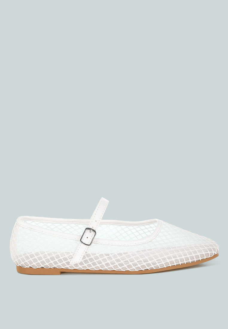 Averona Mesh Mary Jane Flats - Image 10